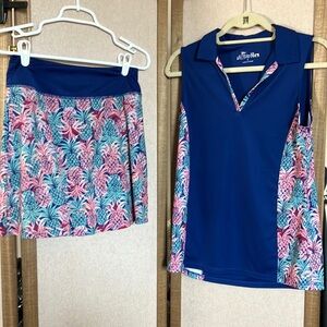 FINAL MARKDOWN 18 Birdies golf skort set small